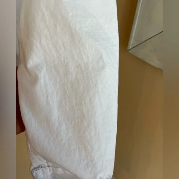 Calvin Klein Jeans White Lightweight Button-Up Shirt. 100% cotton - Picture 2 of 16